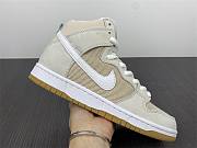 Nike SB Dunk High Pro ISO Orange Label Unbleached Natural DA9626-100 - 4