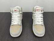 Nike SB Dunk High Pro ISO Orange Label Unbleached Natural DA9626-100 - 6