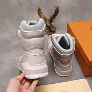 Louis Vuitton LV Trainer Sneaker Boot High Beige - 5