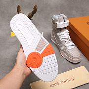 Louis Vuitton LV Trainer Sneaker Boot High Beige - 2