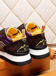Louis Vuitton LV Trainer Sneaker Yellow Purple - 6