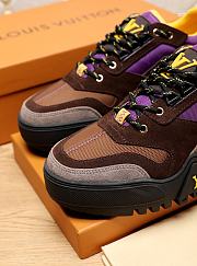 Louis Vuitton LV Trainer Sneaker Yellow Purple - 5
