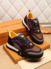 Louis Vuitton LV Trainer Sneaker Yellow Purple - 2