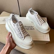 Alexander McQueen Tread Slick Boot Low White - 5