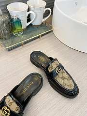 Gucci Leather Slipper Black - 5