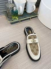 Gucci Leather Slipper White - 5