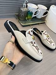 Gucci Princetown Leather Slipper White - 2