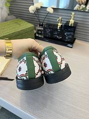 Gucci Loafer With Web And Interlocking G Green - 5