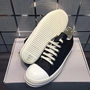 Rick Owens SS22 Fogachine Low Sneakers In Full Grain - 2