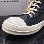 Rick Owens SS22 Fogachine High Sneakers In Full Grain - 6
