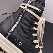 Rick Owens SS22 Fogachine High Sneakers In Full Grain - 2