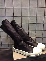 Rick Owens Black Stocking Sneaker Boots - 3