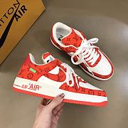 Louis Vuitton Nike Air Force 1 Low By Virgil Abloh Red - 2