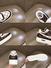 Louis Vuitton Nike Air Force 1 Low White Brown - 2