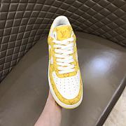 Louis Vuitton Nike Air Force 1 Low By Virgil Abloh White Yellow - 6