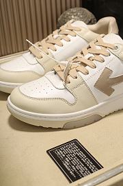 Off-White Out of Office Low-Top Sneakers White Beige - 3