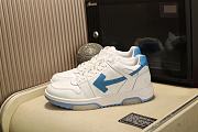 Off-White Out of Office Low-Top Sneakers White Blue - 1
