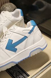 Off-White Out of Office Low-Top Sneakers White Blue - 3