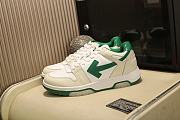 Off-White Out of Office Low-Top Sneakers White Green - 1