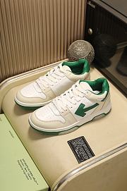Off-White Out of Office Low-Top Sneakers White Green - 2