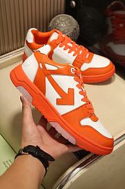 Off-White Out of Office Low-Top Sneakers White Orange - 5