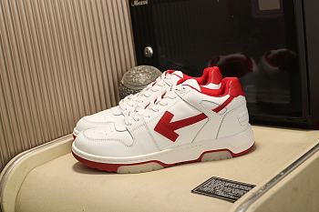 Off-White Out of Office Low-Top Sneakers White Red