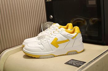 Off-White Out of Office Low-Top Sneakers White Yellow