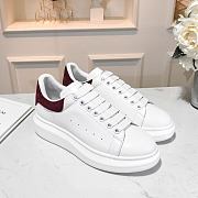 Alexander McQueen Oversized Ivory Wine Red - 2