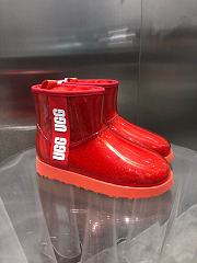 Ugg Boots Classic Clear Mini Ribbon Red - 6