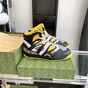 Gucci Basket Sneaker Black Demetra Yellow - 2