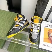 Gucci Basket Sneaker Black Demetra Yellow - 5