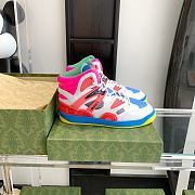 Gucci Basket Sneaker White Demetra Pink - 3