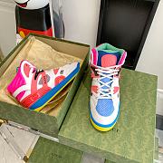Gucci Basket Sneaker White Demetra Pink - 6