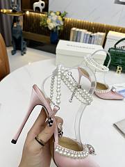 Mach & Mach Diamond Of Elizabeth Imitation Pearl Pointed Light Pink - 2