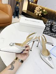 Mach & Mach Diamond Of Elizabeth Imitation Pearl Pointed White - 3