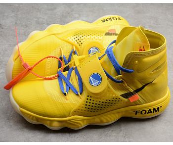 Nike React Hyperdunk 2017 Flyknit Off-White Yellow AJ4578-700