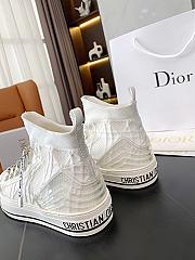 Dior Walk'n'Dior Sneaker White Cannage Technical Mesh KCK276NKR_S10W - 2