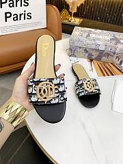 Dior Slide Yellow Black  - 6