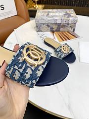 Dior Slide Blue - 5