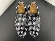 Christian Louboutin Dandelion Spikes Black White - 2