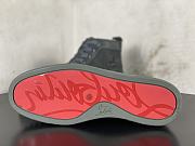 Christian Louboutin Lou Spikes Flat Grey - 6