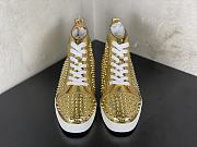 Christian Louboutin Louis Orlato Flat Gold - 6