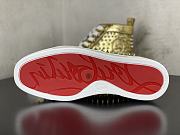 Christian Louboutin Louis Orlato Flat Gold - 5