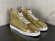 Christian Louboutin Louis Orlato Flat Gold - 2