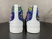 Christian Louboutin Louis Orlato Spikes Flat Colorful - 5