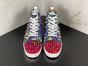 Christian Louboutin Louis Orlato Spikes Flat Colorful - 3
