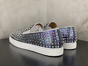 Christian Louboutin Roller-Boat Mens Flat White Purple - 3