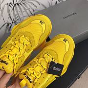 Balenciaga Triple S Clear Sole Yellow - 5
