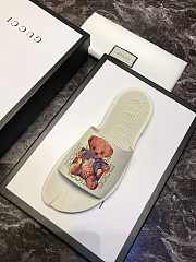 Gucci Slide Teddy Bear White 2018 - 6