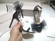 Jimmy Choo Averly 100 Asymmetric Sandals Black - 2